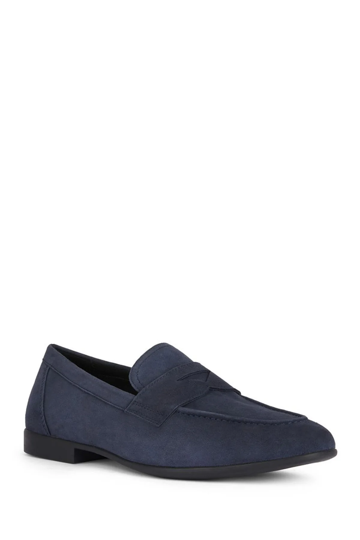 Geox Erkek Lacivert Sapienza Süet Deri Loafer - Image 3