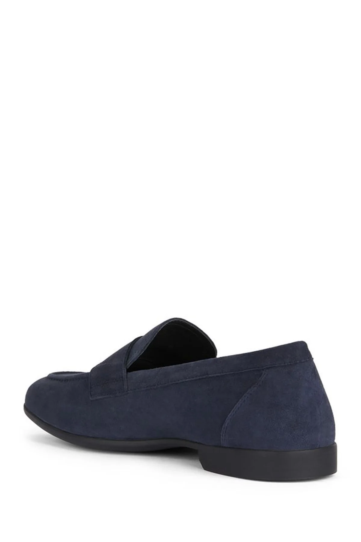 Geox Erkek Lacivert Sapienza Süet Deri Loafer - Image 4