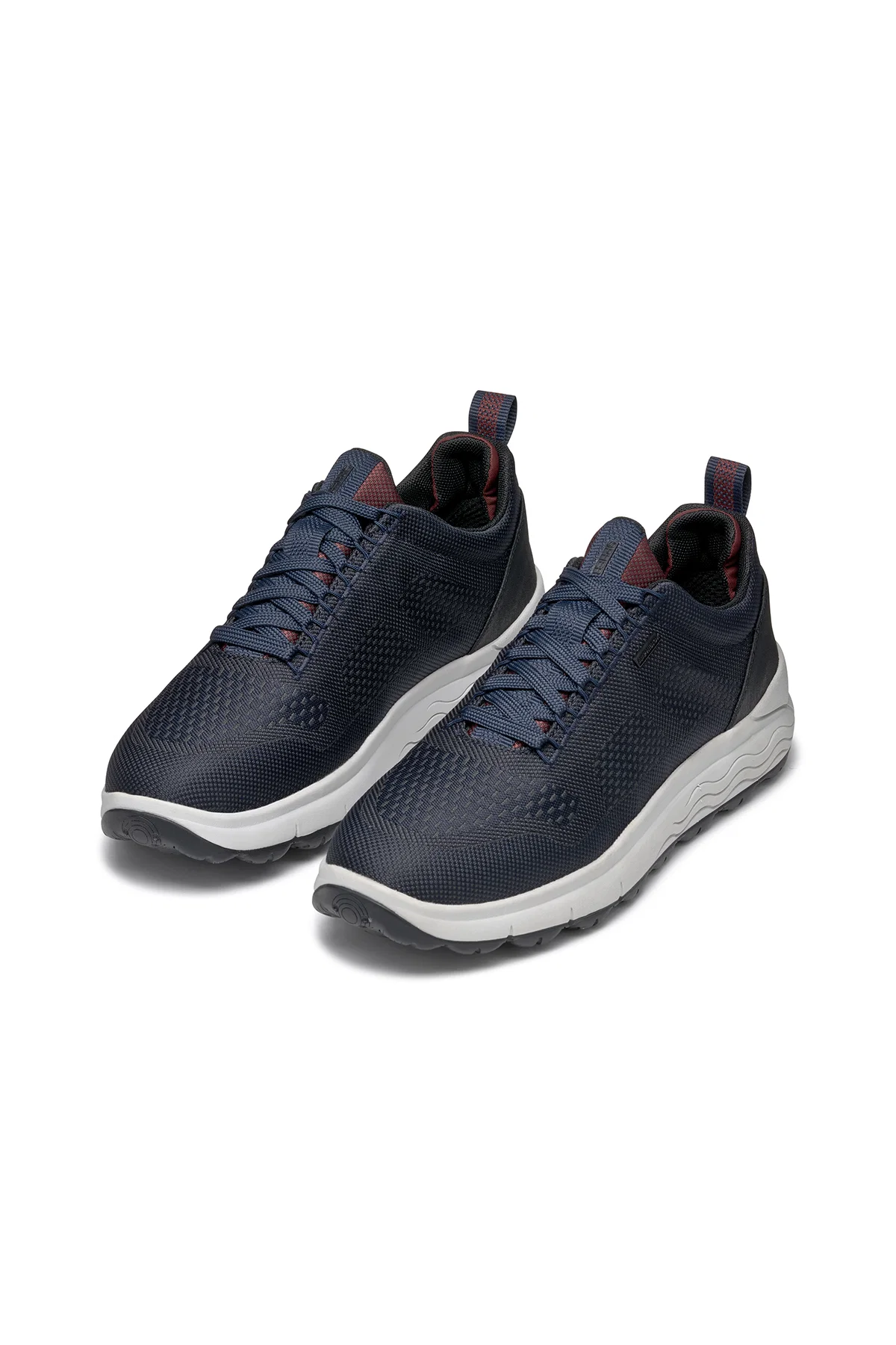 Geox Erkek Lacivert Spherica 4x4 Abx Bağcıklı Waterproof Deri Sneaker - Image 3