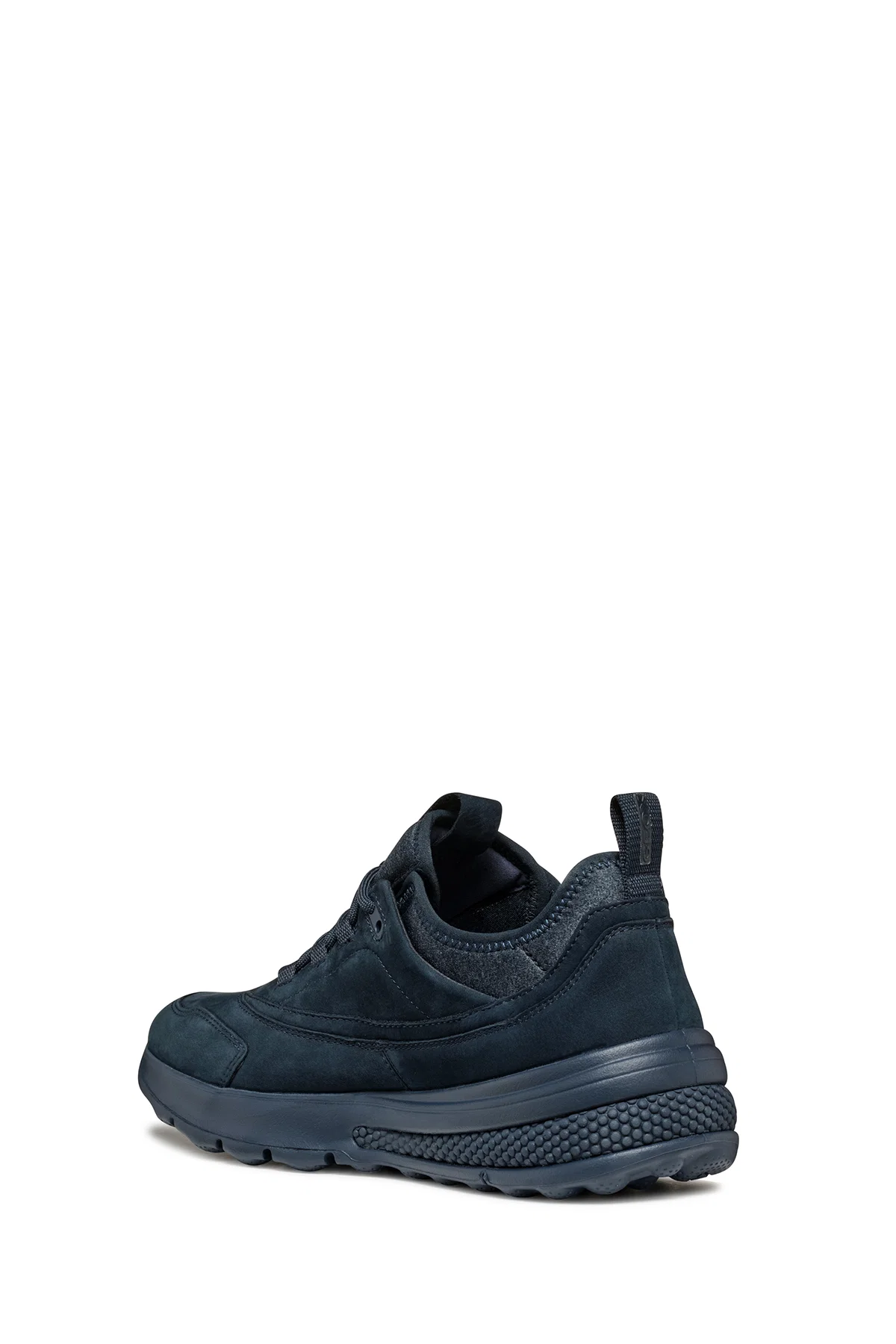 Geox Erkek Lacivert Spherica Actif Bağcıklı Deri Sneaker - Image 4