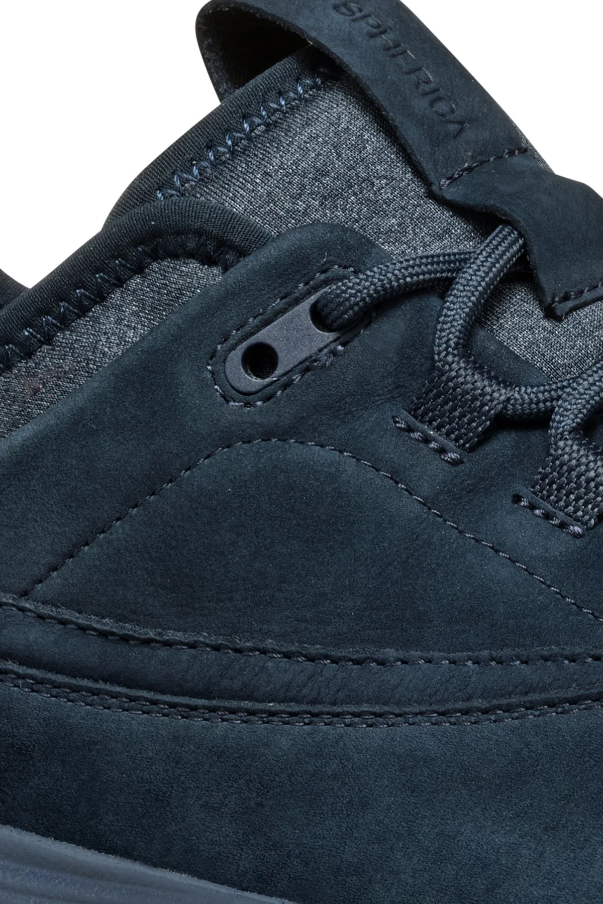Geox Erkek Lacivert Spherica Actif Bağcıklı Deri Sneaker - Image 8