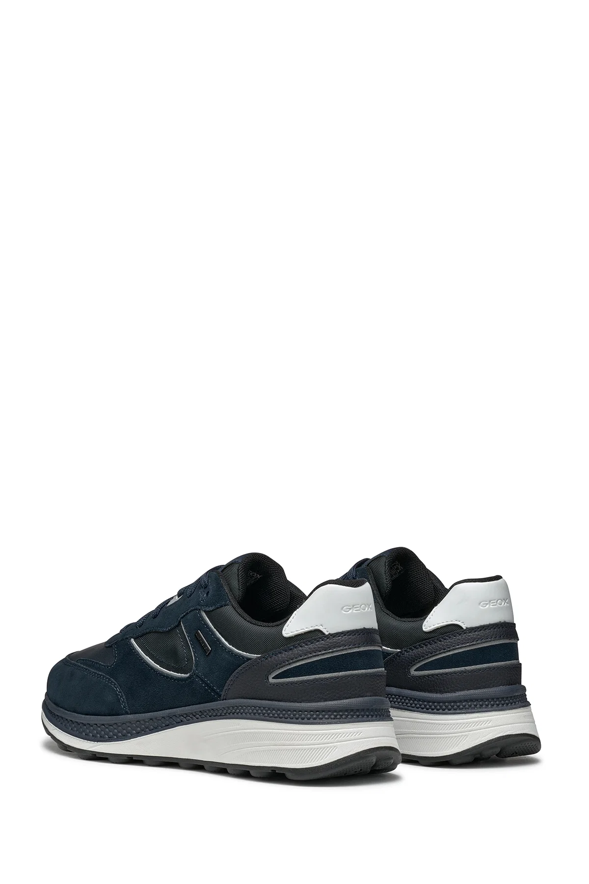 Geox Erkek Lacivert Spherica Actif X1 Abx Bağcıklı Waterproof Deri Sneaker - Image 5