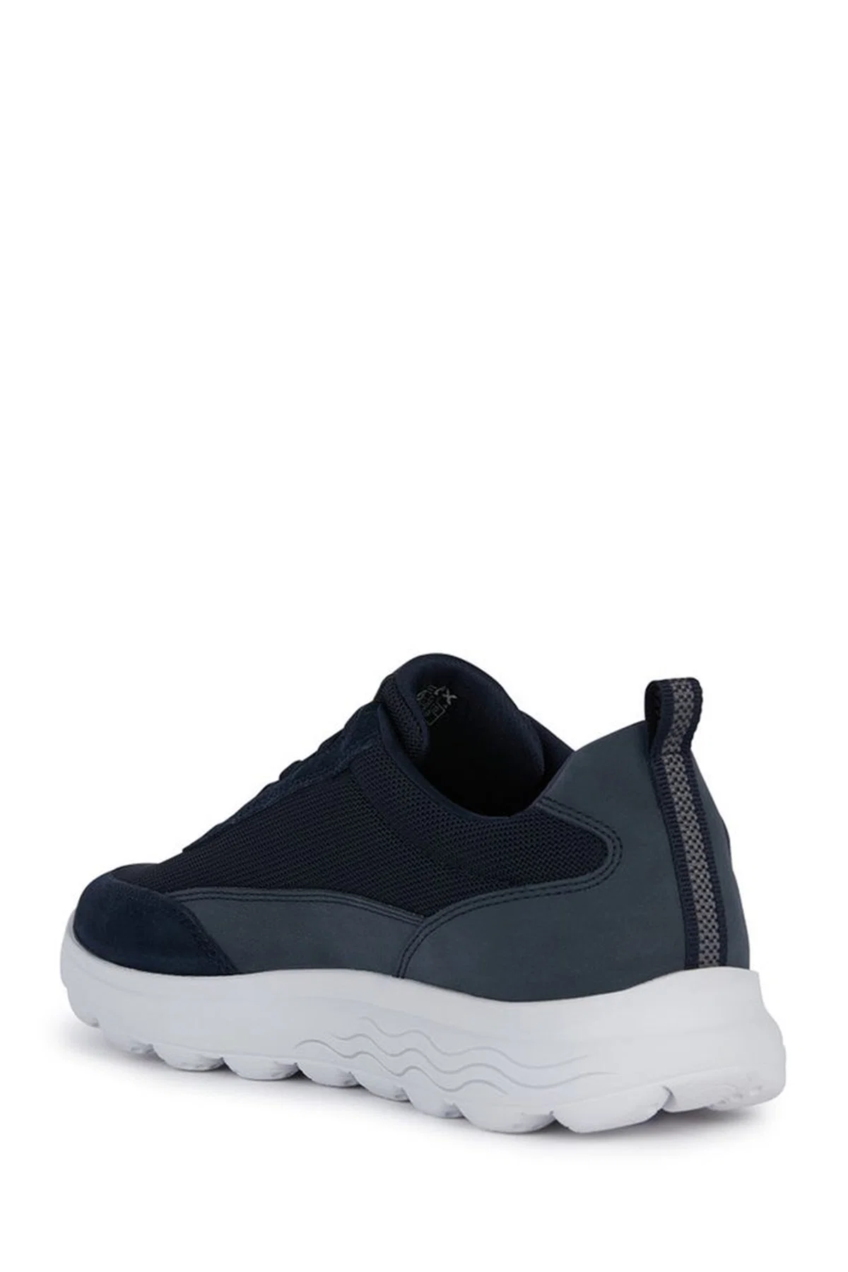 Geox Erkek Lacivert Spherica Bağcıklı Deri Sneaker - Image 4
