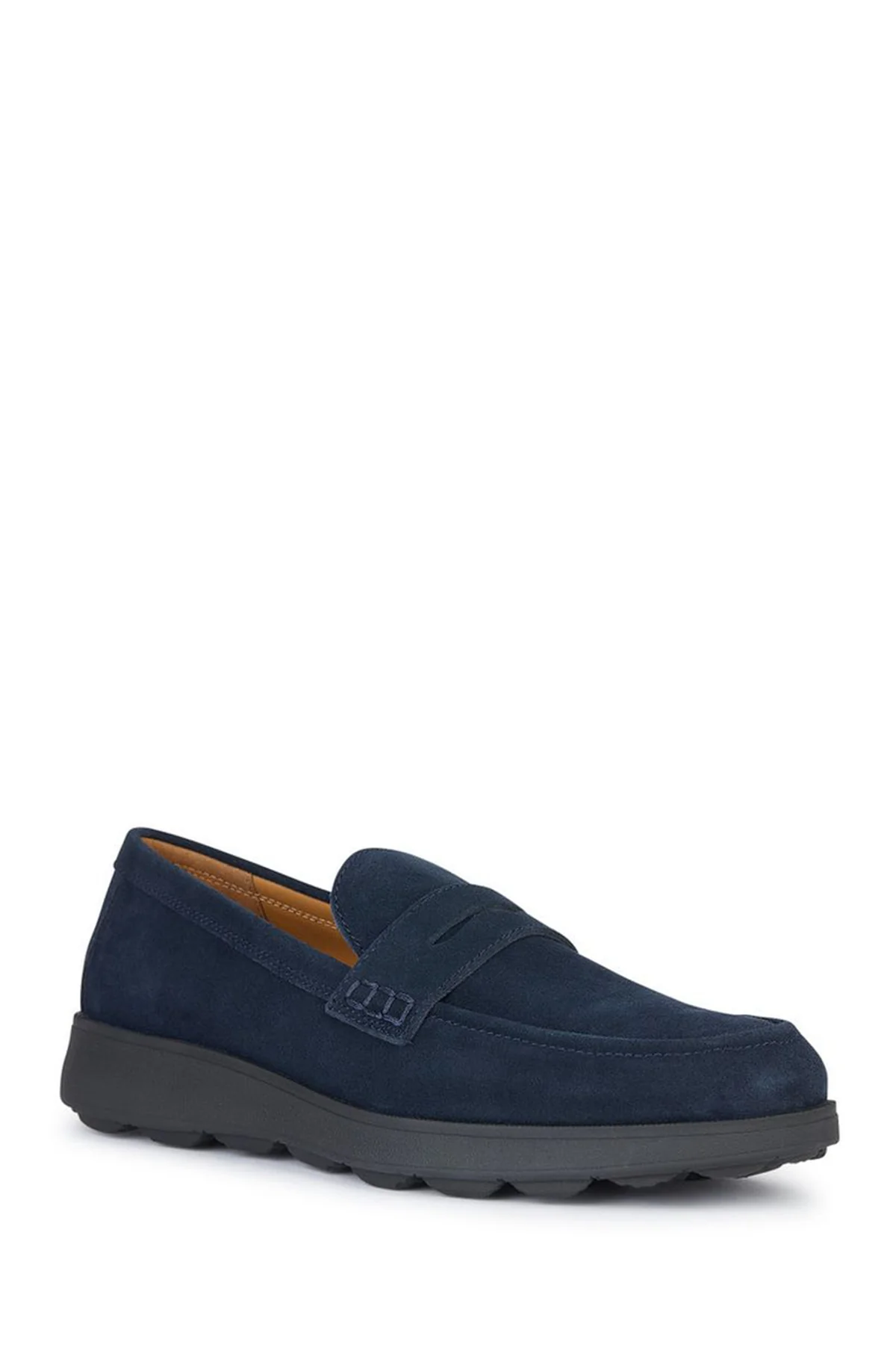 Geox Erkek Lacivert Spherica Ec10 Süet Deri Casual Loafer - Image 3