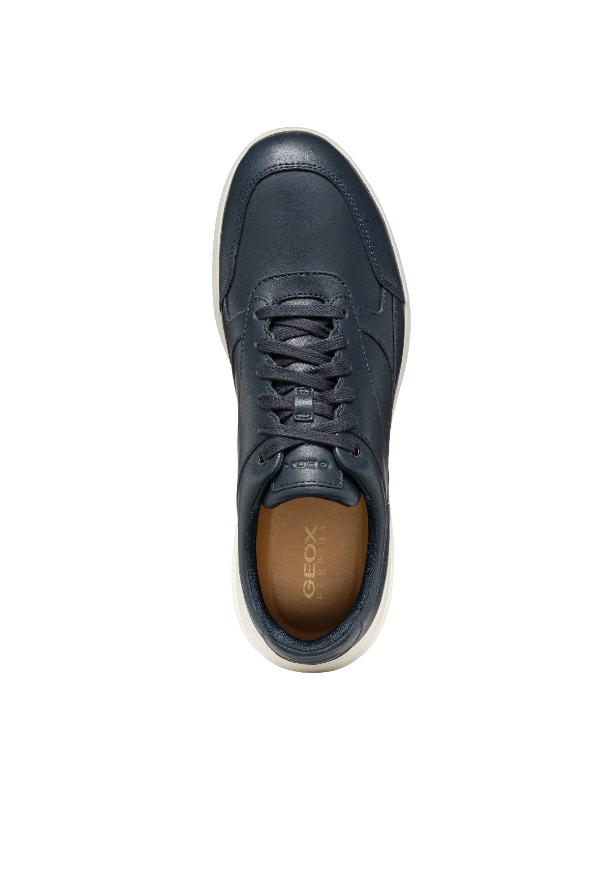 Geox Erkek Lacivert Spherica Ecub-3 Bağcıklı Deri Sneaker - Image 5