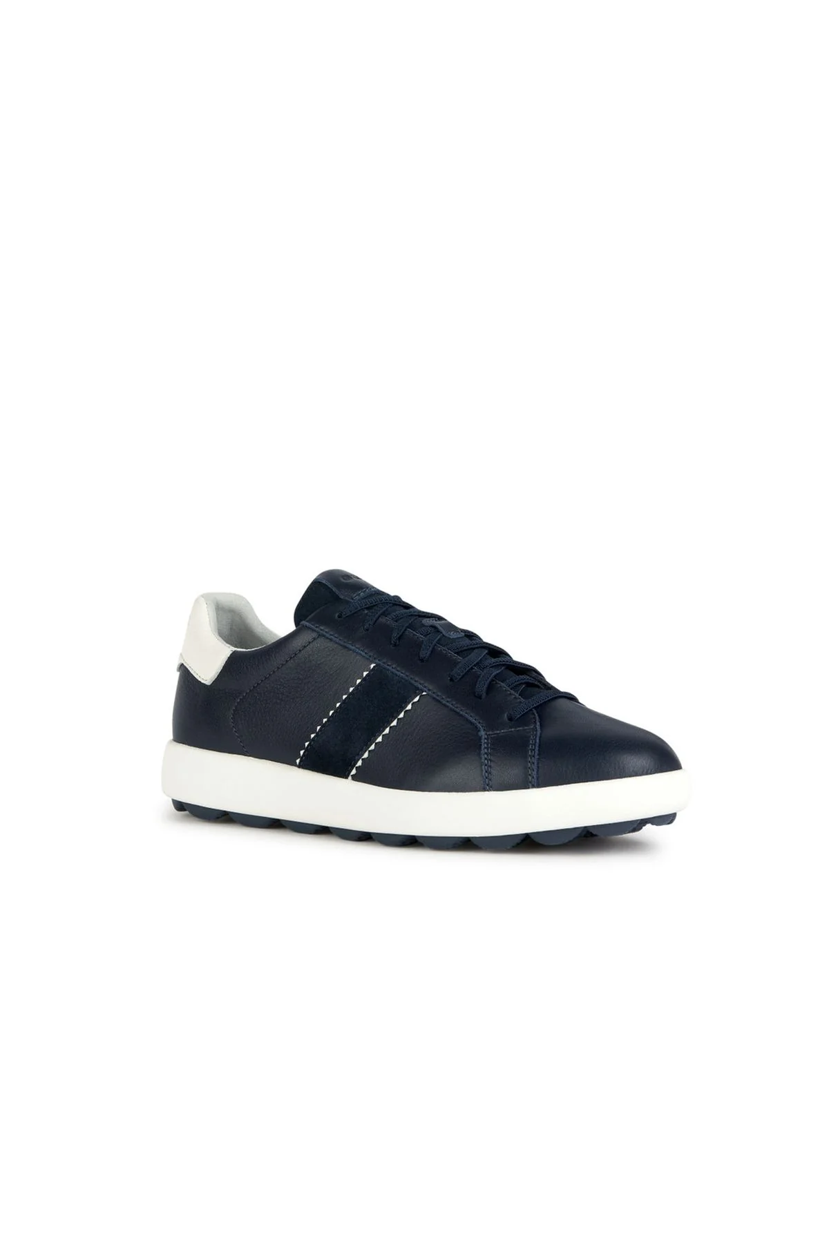 Geox Erkek Lacivert Spherica Vs Ec4 Bağcıklı Deri Sneaker - Image 3
