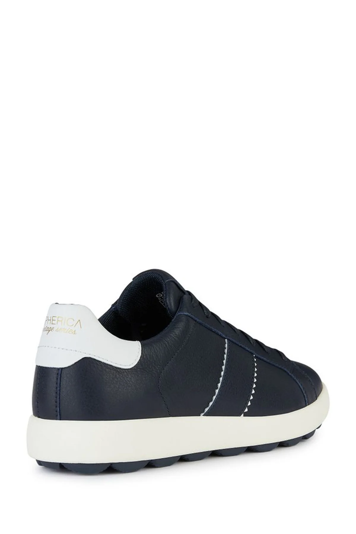 Geox Erkek Lacivert Spherica Vs Ec4 Bağcıklı Deri Sneaker - Image 2