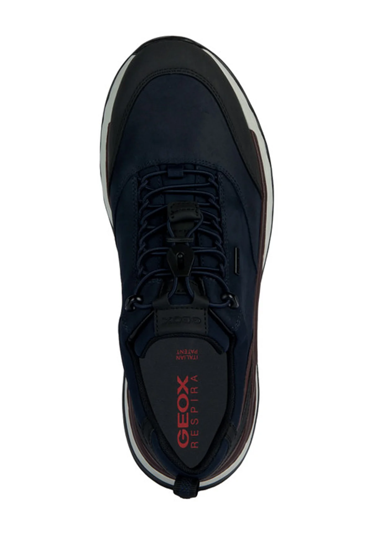 Geox Erkek Lacivert Sterrato B Abx C Bağcıklı Deri Sneaker - Image 5