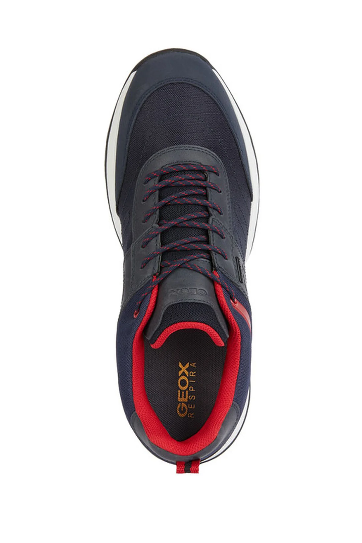 Geox Erkek Lacivert Terrestre Abx Bağcıklı Deri Casual Sneaker - Image 5