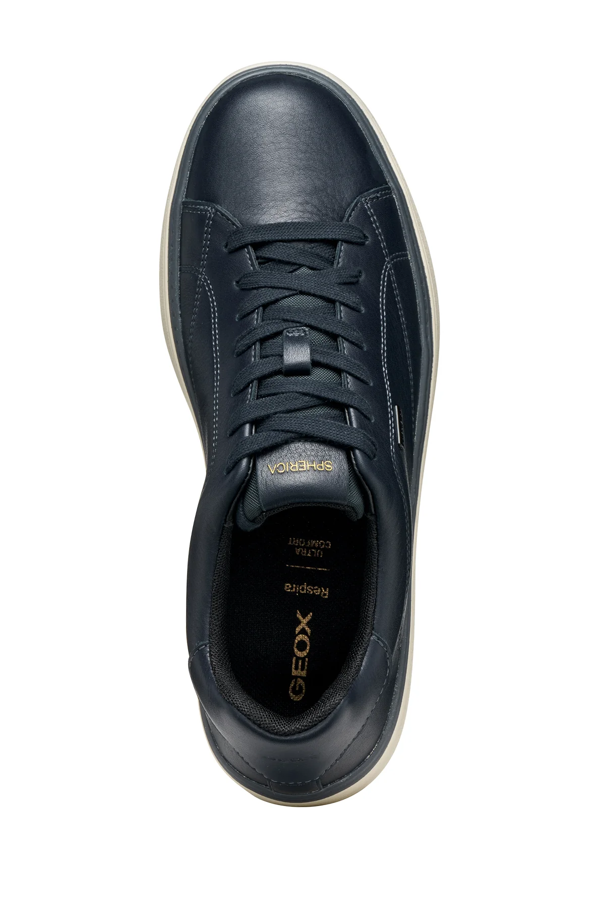 Geox Erkek Lacivert U Spherıca Ecub-1.1 B Abx Bağcıklı Deri Sneaker - Image 5