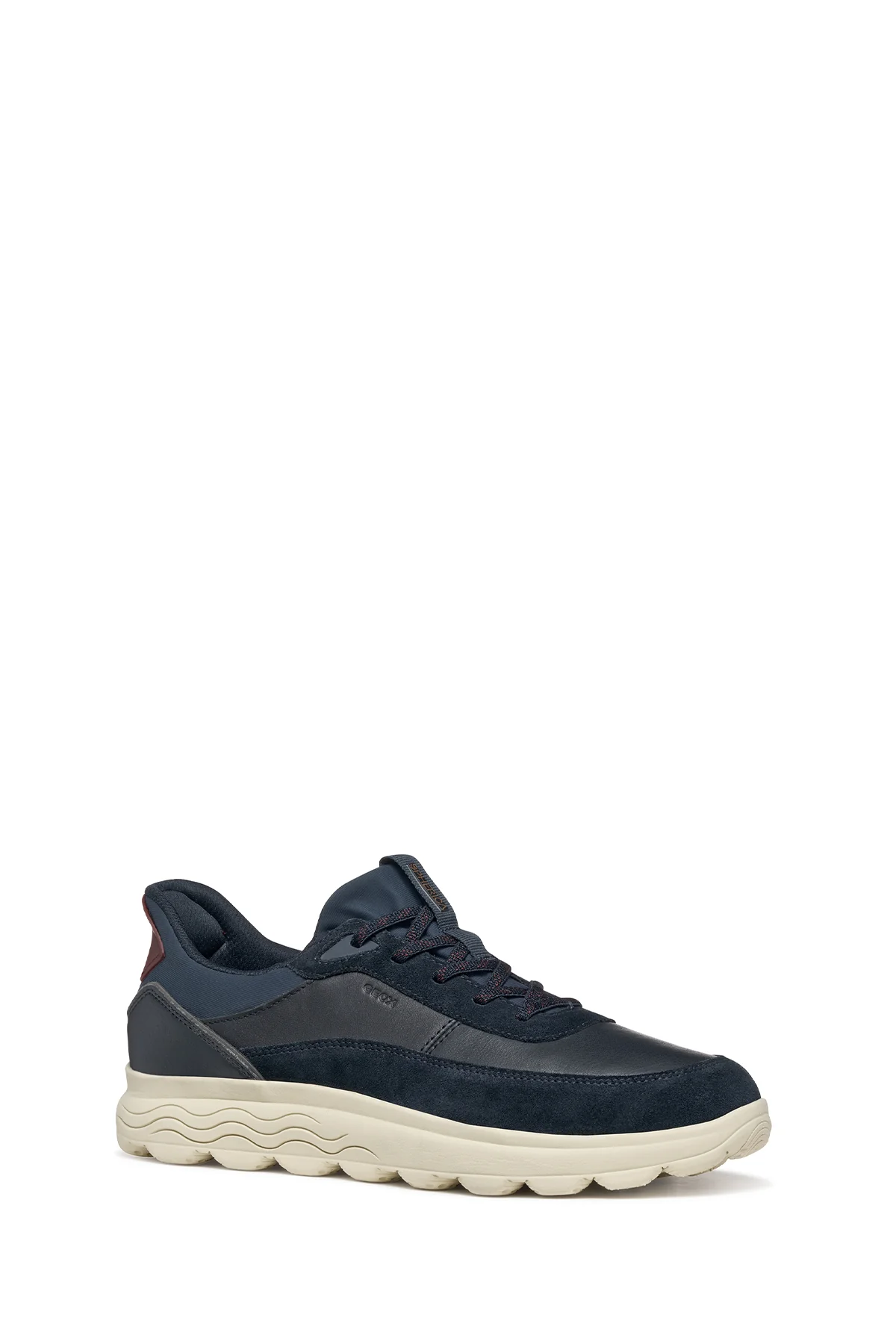 Geox Erkek Lacivert U Spherıca Plus A - Nappa+Sued Bağcıklı Kalın Tabanlı Süet Sneaker - Image 6