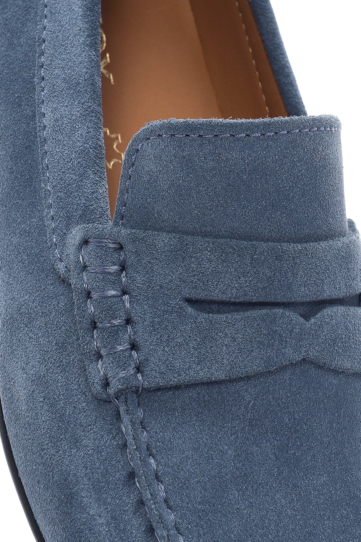 Geox Erkek Mavi Kosmopolis + Grip Süet Deri Loafer - Image 10