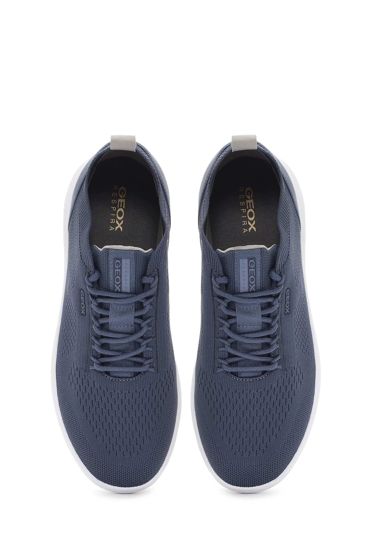 Geox Erkek Mavi Spherica Bağcıklı Kumaş Sneaker - Image 7