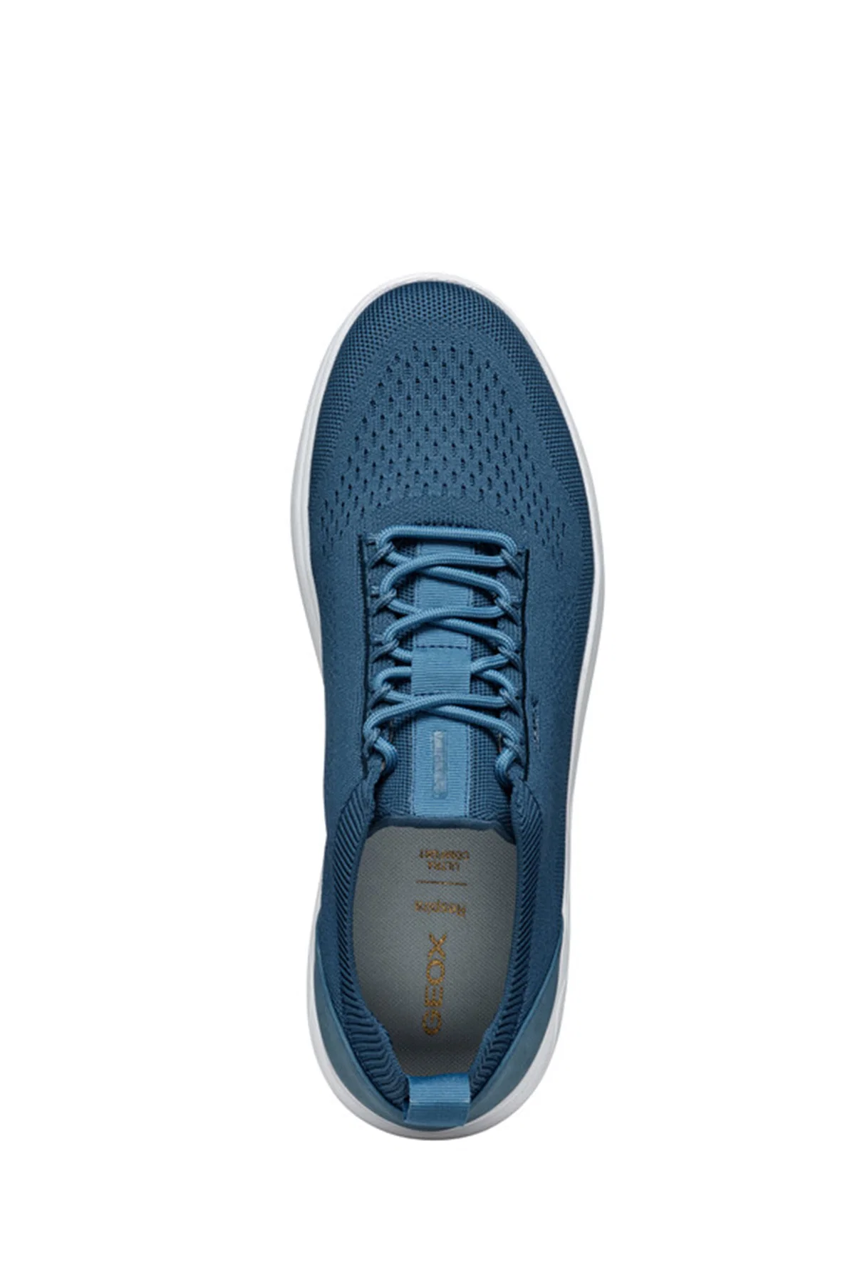 Geox Erkek Mavi U Spherica A - Knitted Text Bağcıklı Kumaş Sneaker - Image 5