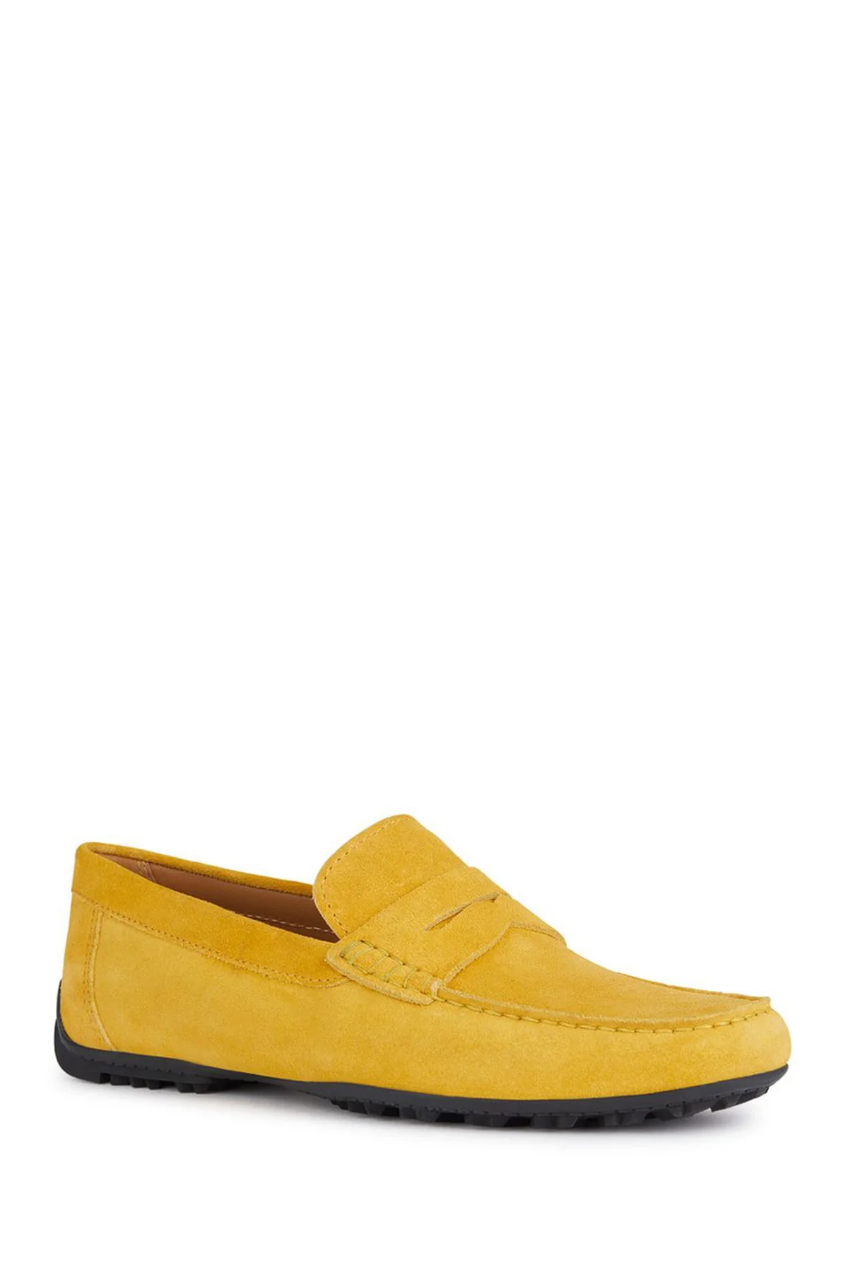 Geox Erkek Sarı Kosmopolis + Grip Süet Deri Casual Loafer - Image 3