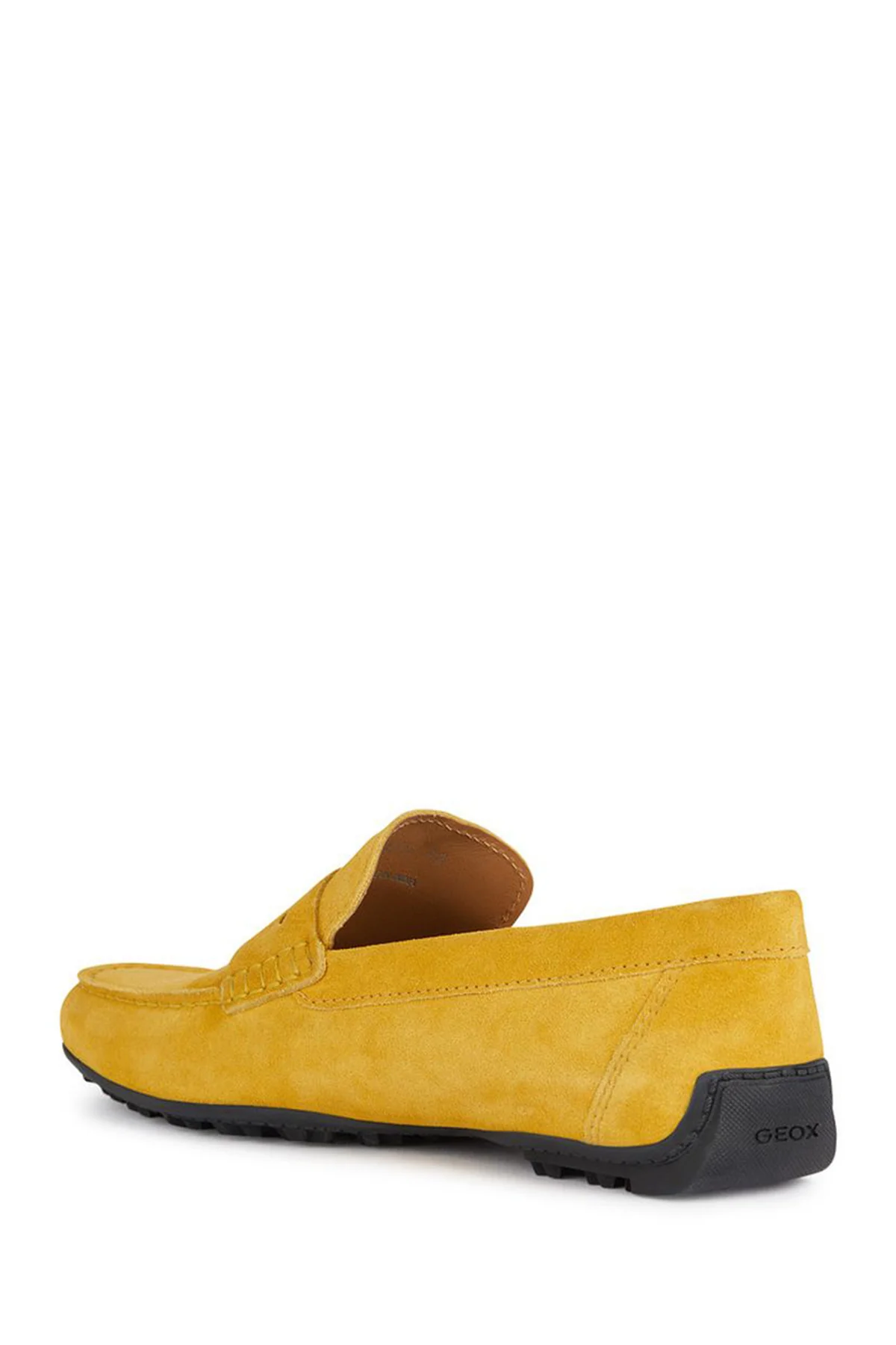 Geox Erkek Sarı Kosmopolis + Grip Süet Deri Casual Loafer - Image 4