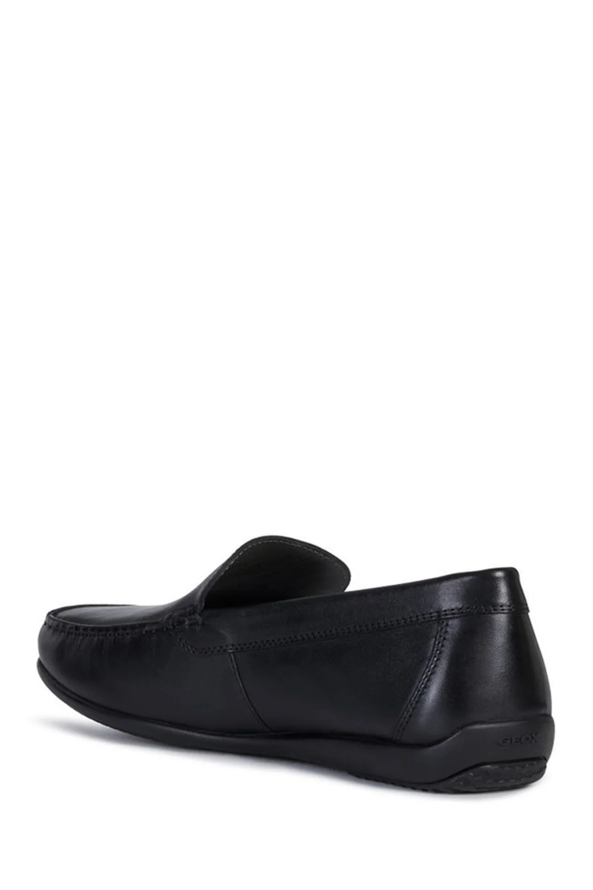 Geox Erkek Siyah Ascanio Deri Casual Loafer - Image 4