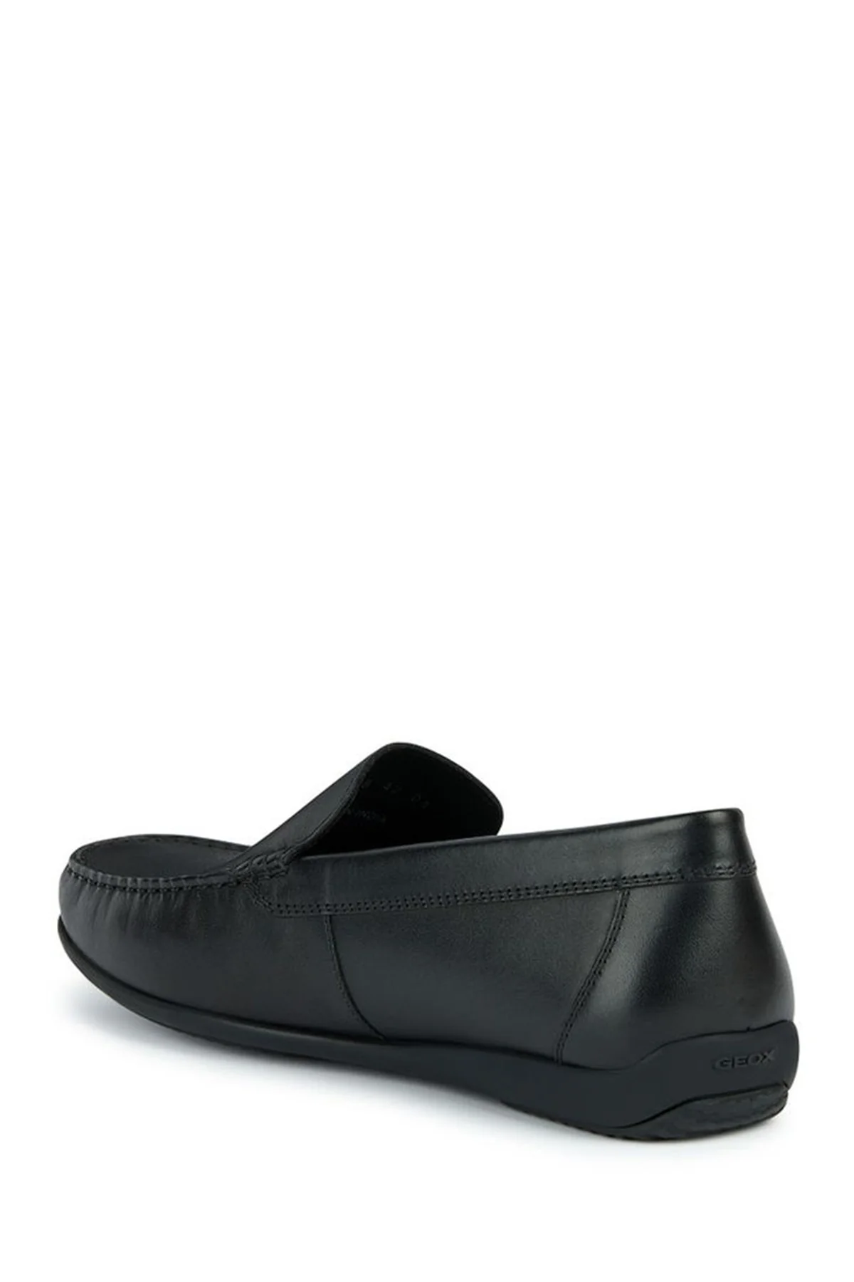 Geox Erkek Siyah Ascanio Deri Casual Loafer - Image 4