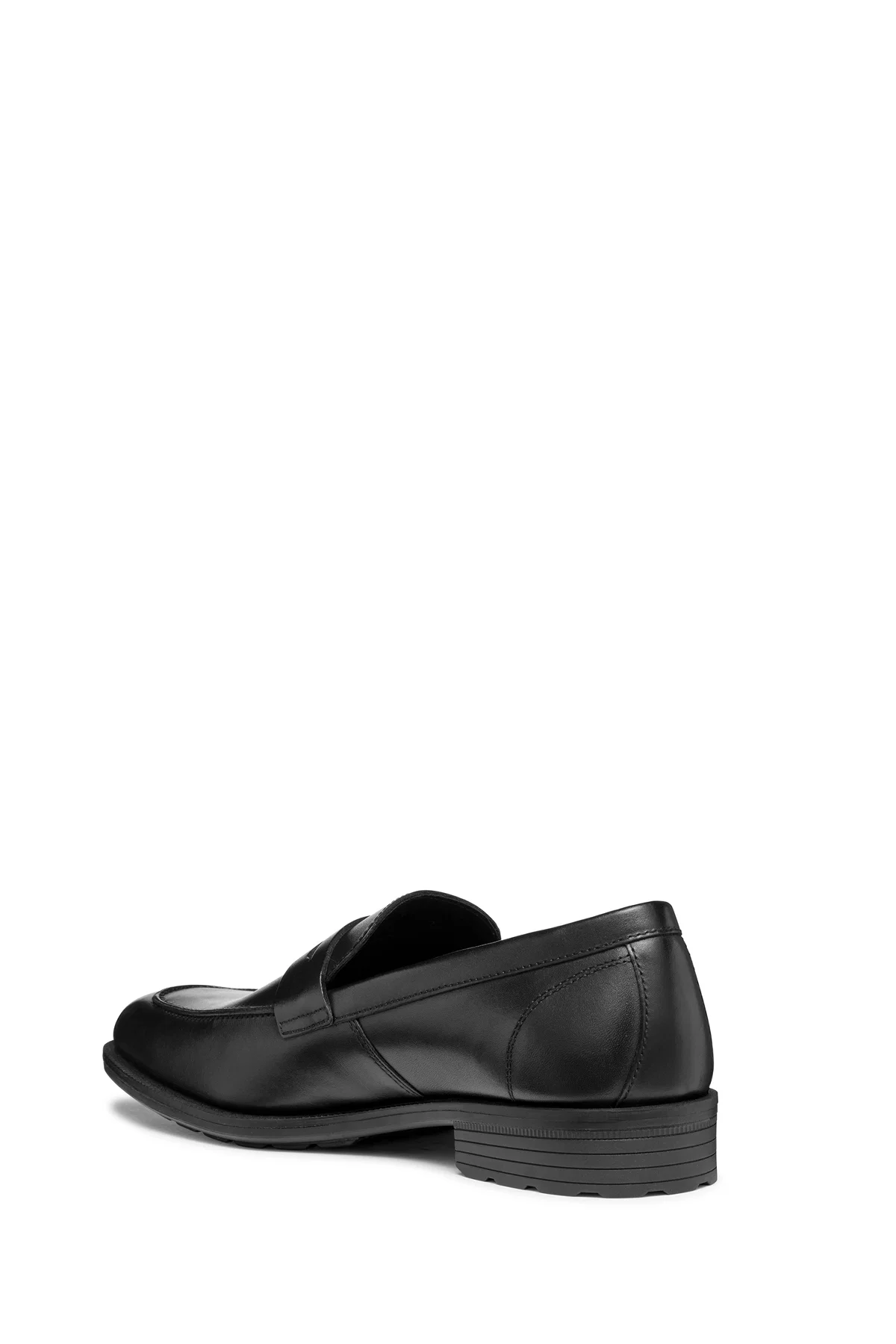 Geox Erkek Siyah Decio Deri Klasik Loafer - Image 4