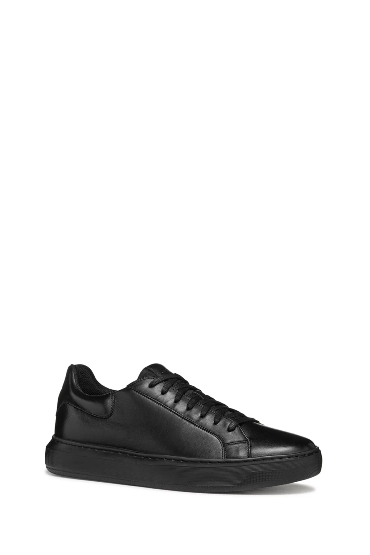 Geox Erkek Siyah Deıven Bağcıklı Deri Casual Sneaker - Image 6