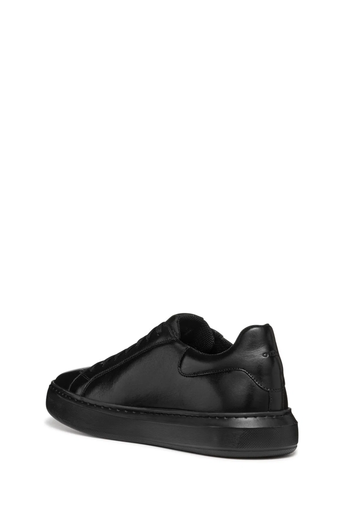 Geox Erkek Siyah Deıven Bağcıklı Deri Casual Sneaker - Image 7