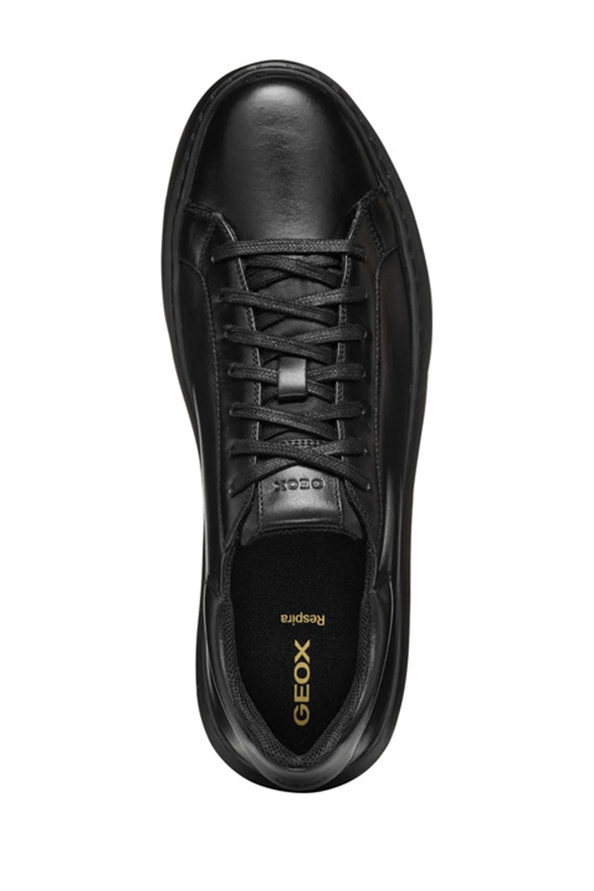 Geox Erkek Siyah Deıven Bağcıklı Deri Casual Sneaker - Image 9