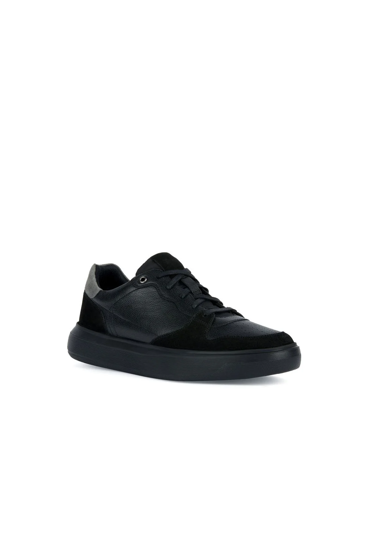 Geox Erkek Siyah Deiven Bağcıklı Deri Sneaker - Image 3