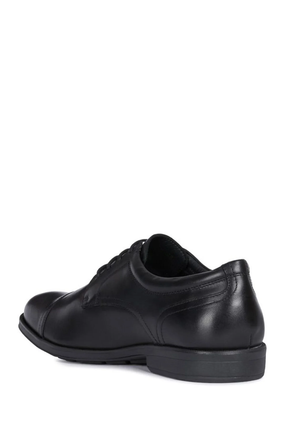 Geox Erkek Siyah Hilstone Wide Abx Bağcıklı Deri Casual Ayakkabı - Image 4