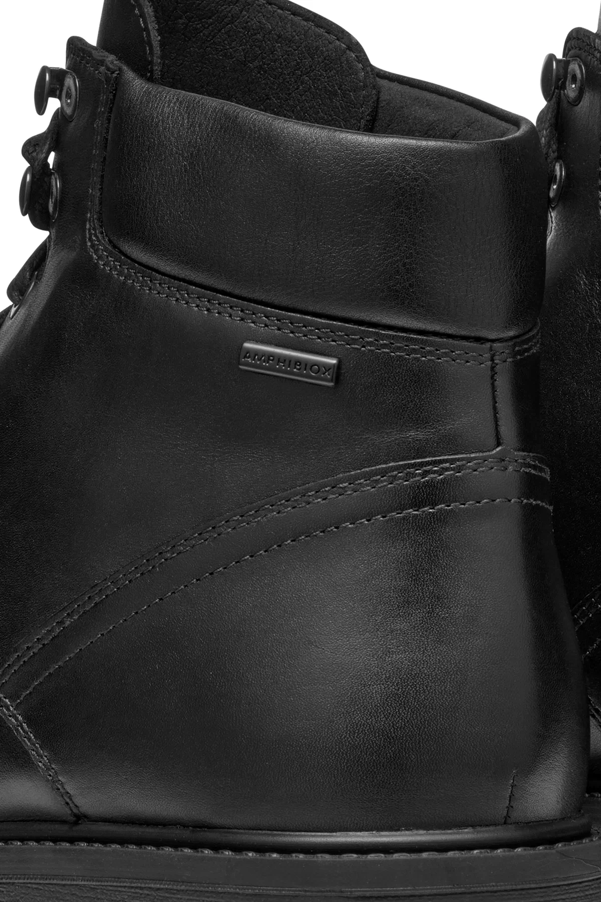Geox Erkek Siyah Lagorai + Grip Abx Bağcıklı Waterproof Deri Casual Bot - Image 11