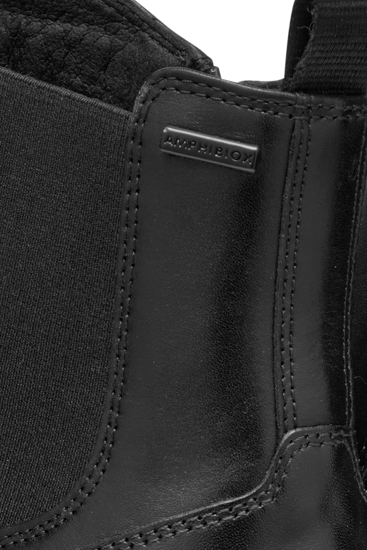 Geox Erkek Siyah Lagorai + Grip Abx Fermuarlı Waterproof Deri Casual Bot - Image 11