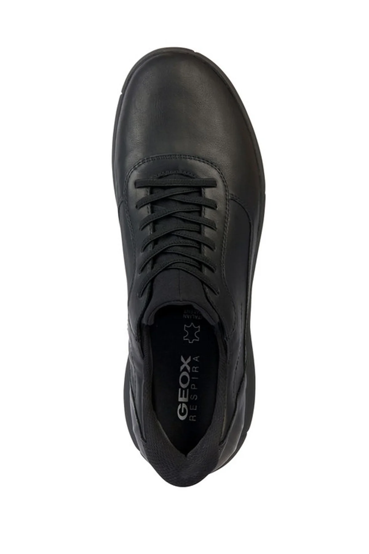 Geox Erkek Siyah Nebula Bağcıklı Deri Sneaker - Image 5