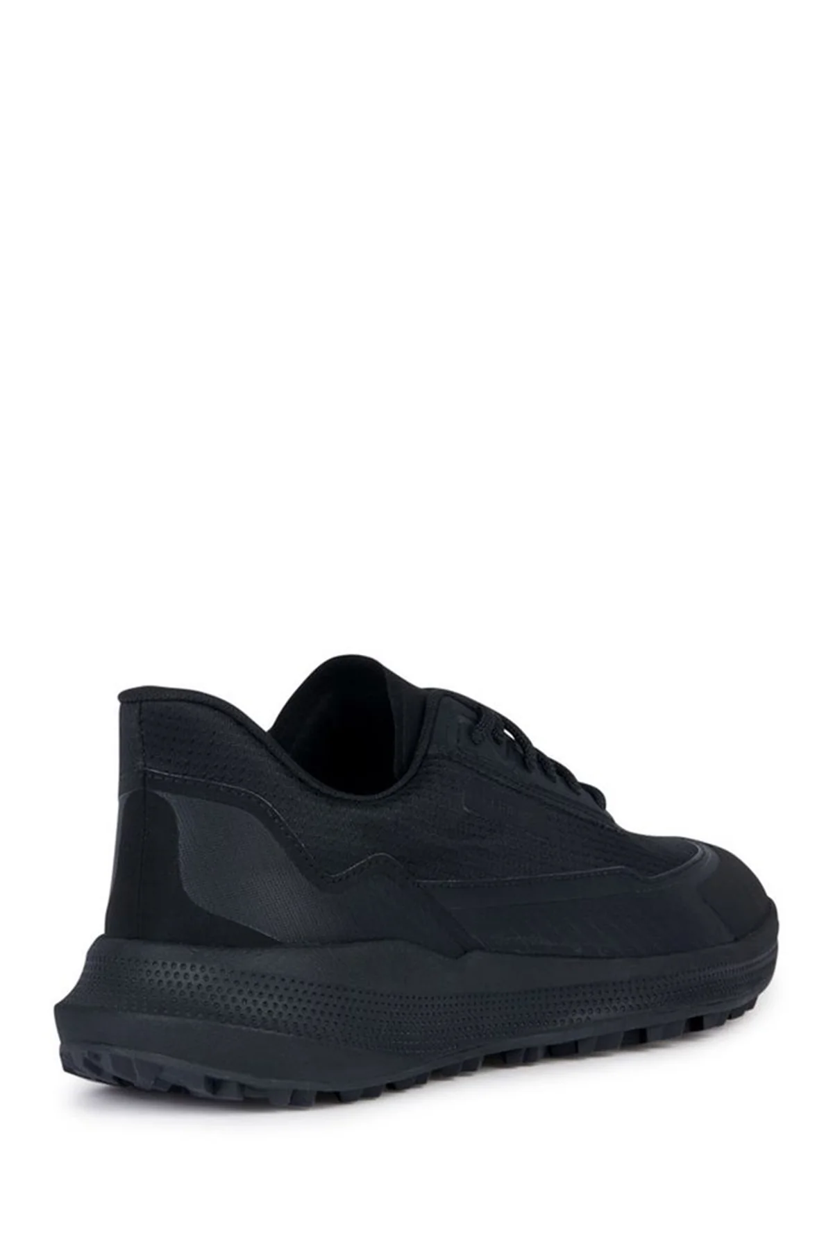Geox Erkek Siyah Pg1x Abx Bağcıklı Deri Sneaker - Image 4