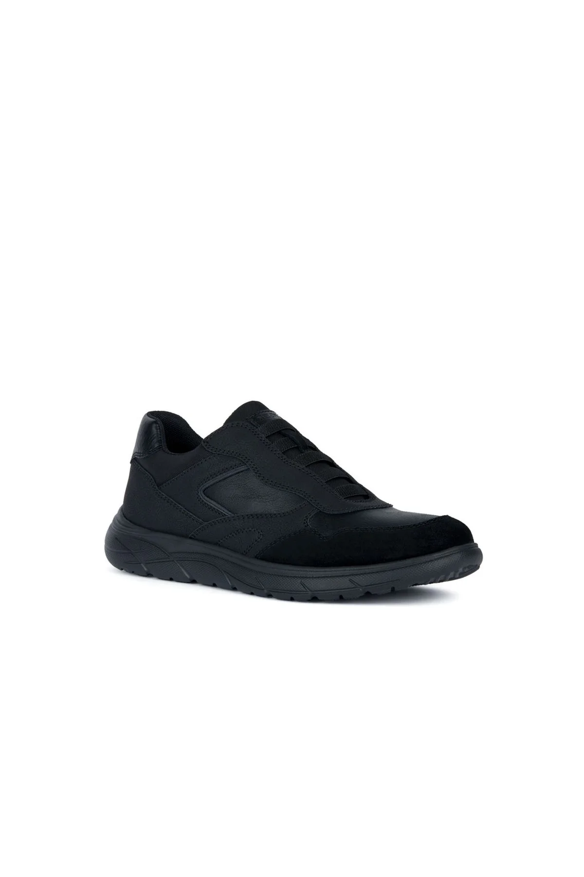 Geox Erkek Siyah Portello Bağcıklı Deri Sneaker - Image 3