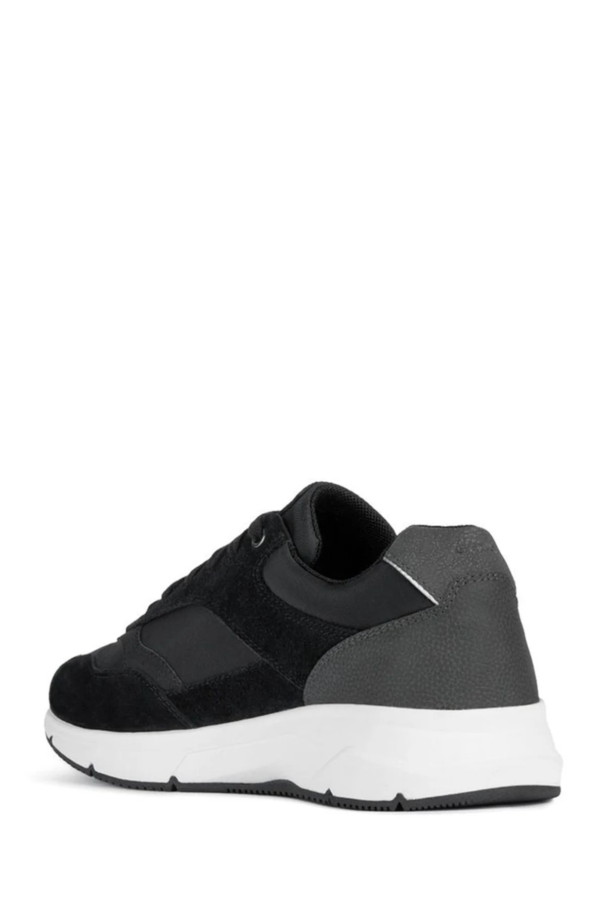 Geox Erkek Siyah Radente B Bağcıklı Kalın Tabanlı Deri Sneaker - Image 2
