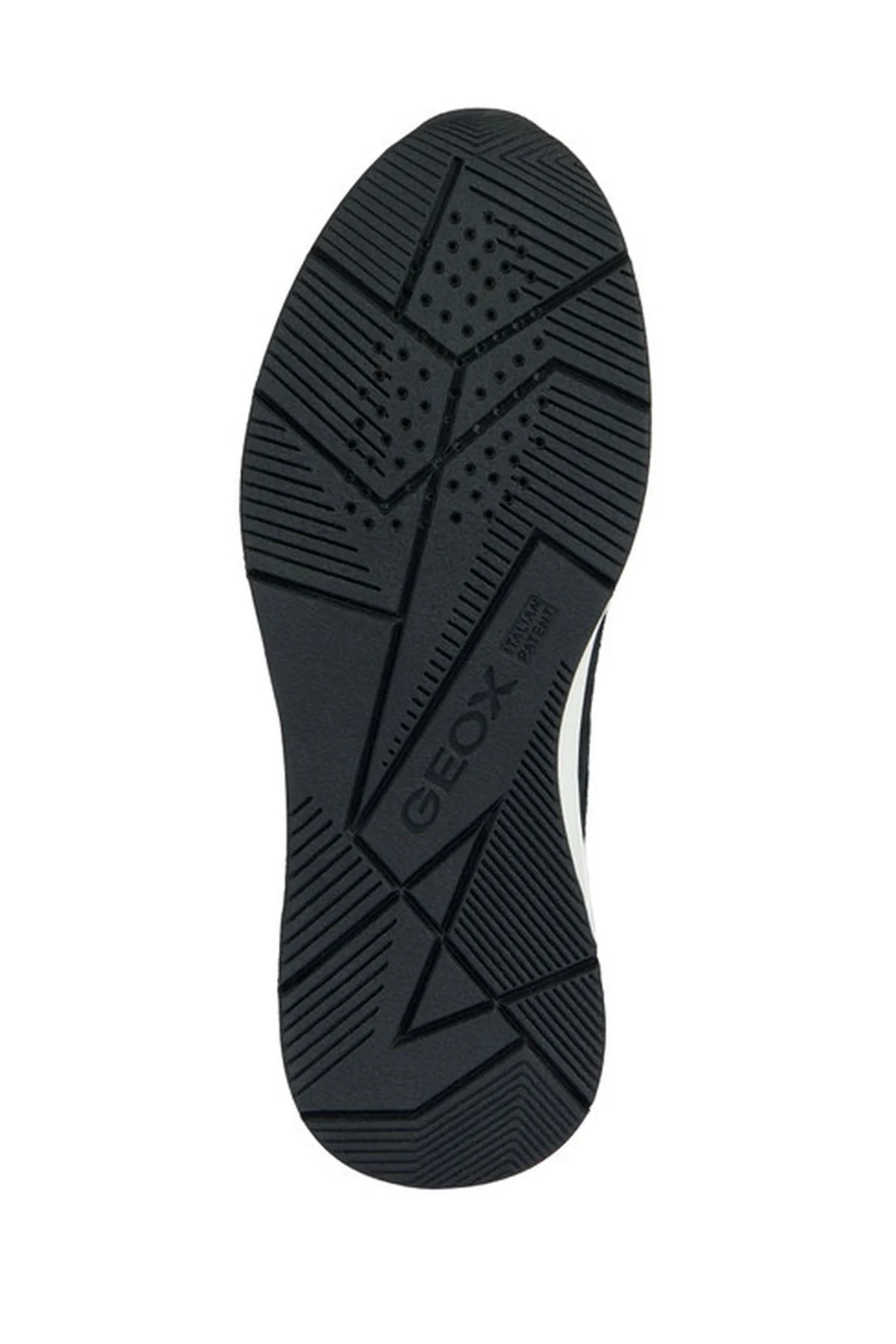 Geox Erkek Siyah Radente B Bağcıklı Kalın Tabanlı Deri Sneaker - Image 6