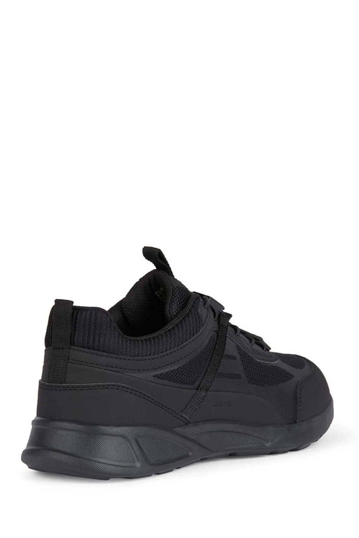 Geox Erkek Siyah Sanzio Bağcıklı Deri Sneaker - Image 2