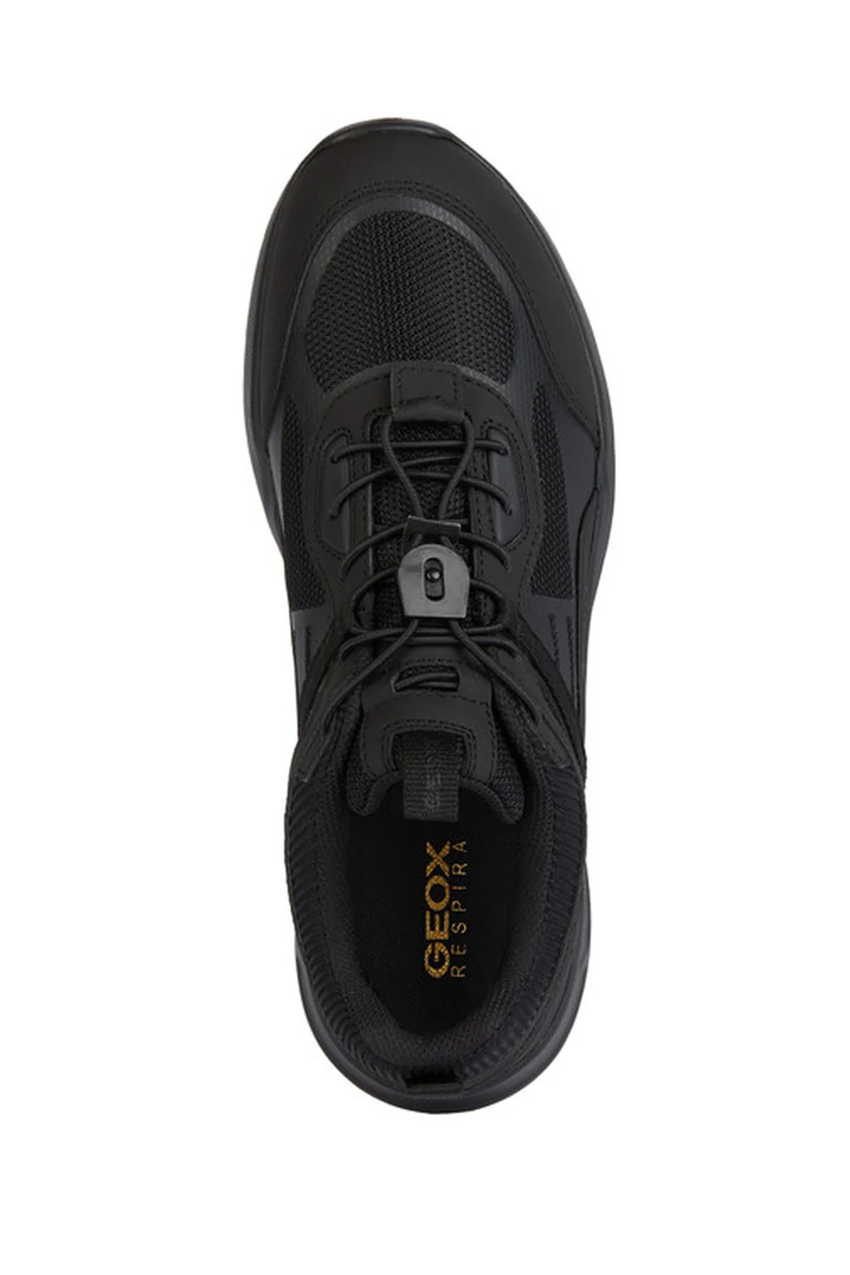 Geox Erkek Siyah Sanzio Bağcıklı Deri Sneaker - Image 5