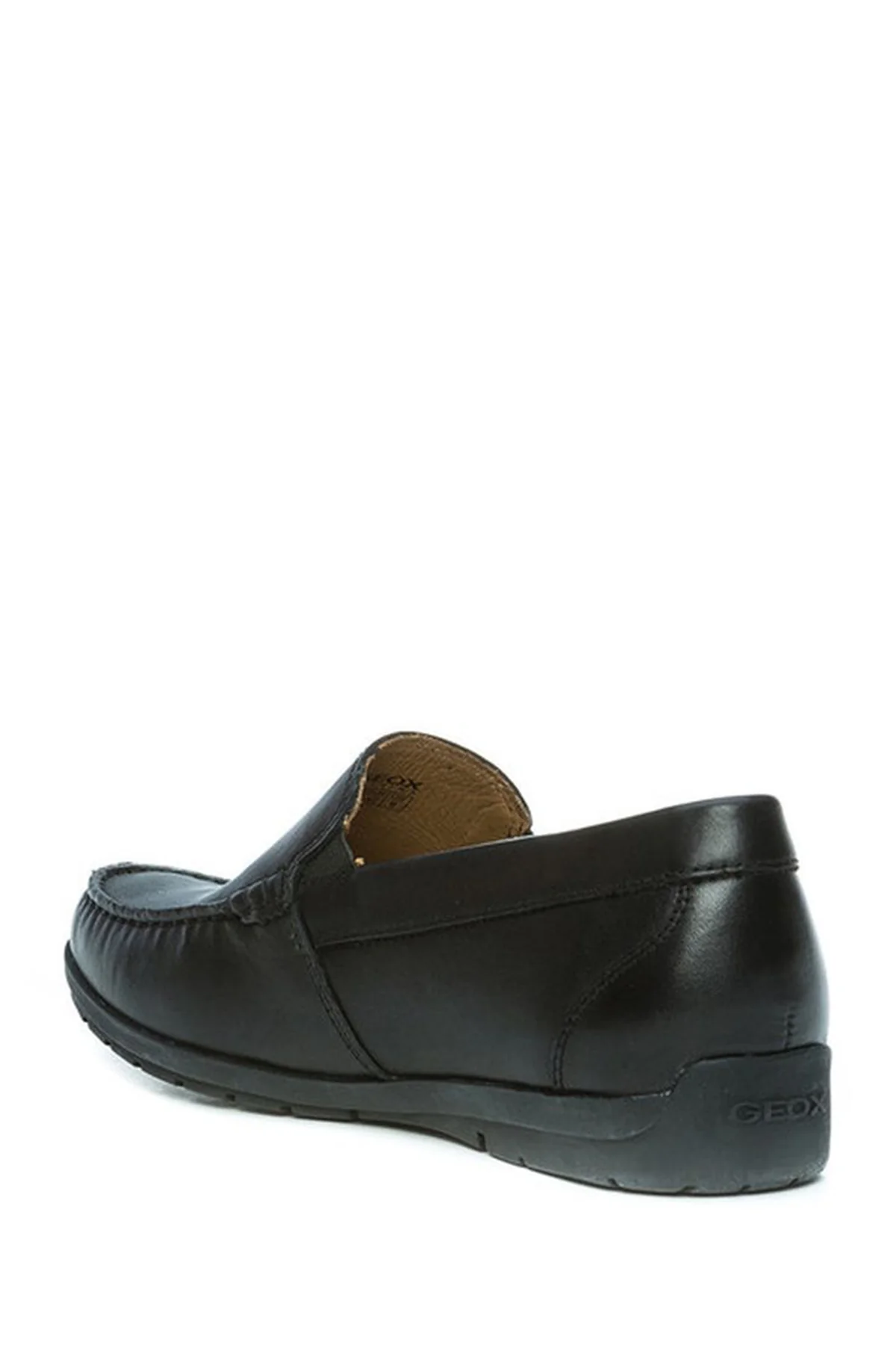 Geox Erkek Siyah Siron W Deri Casual Loafer - Image 2