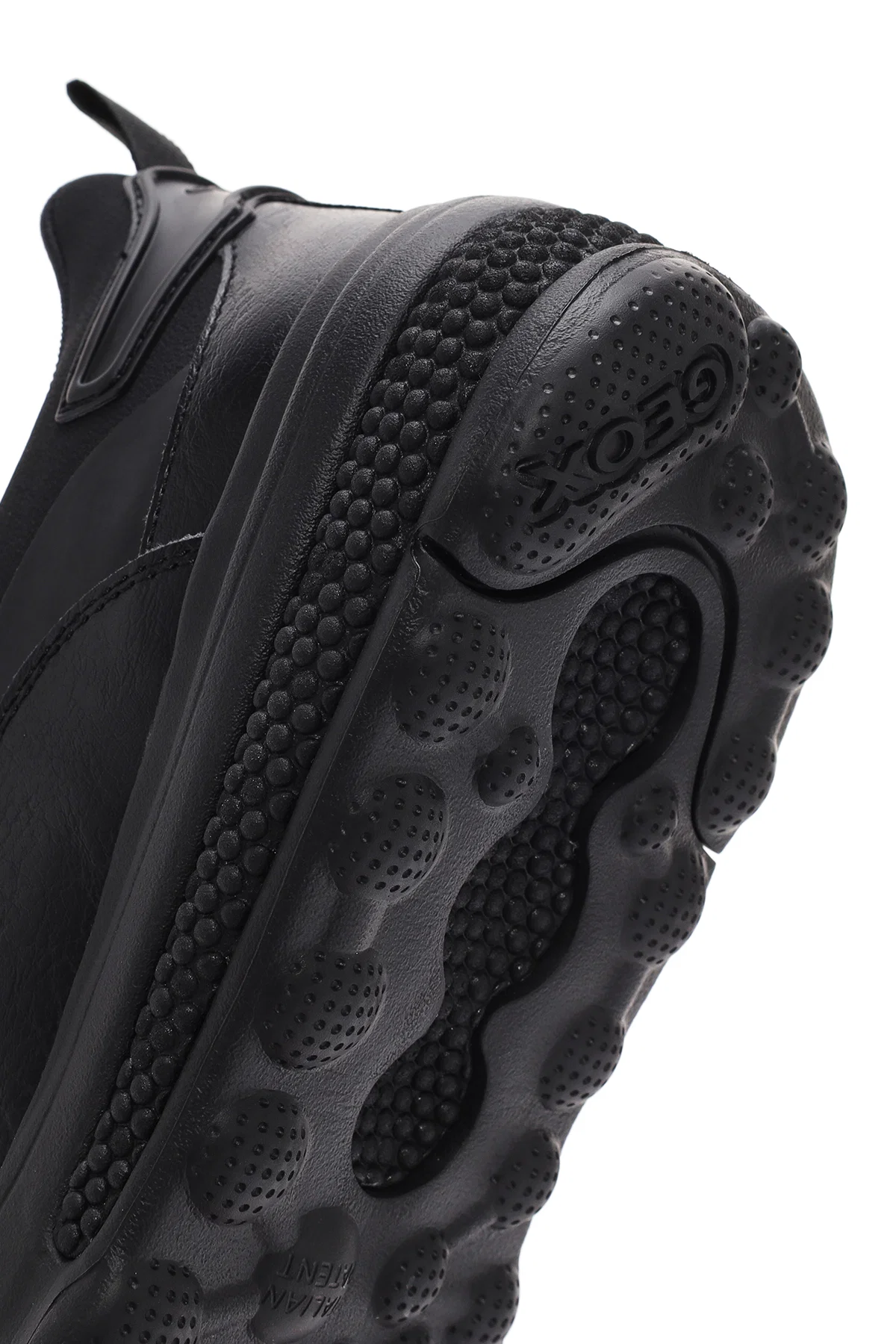 Geox Erkek Siyah Spherica Actif Bağcıklı Deri Sneaker - Image 8