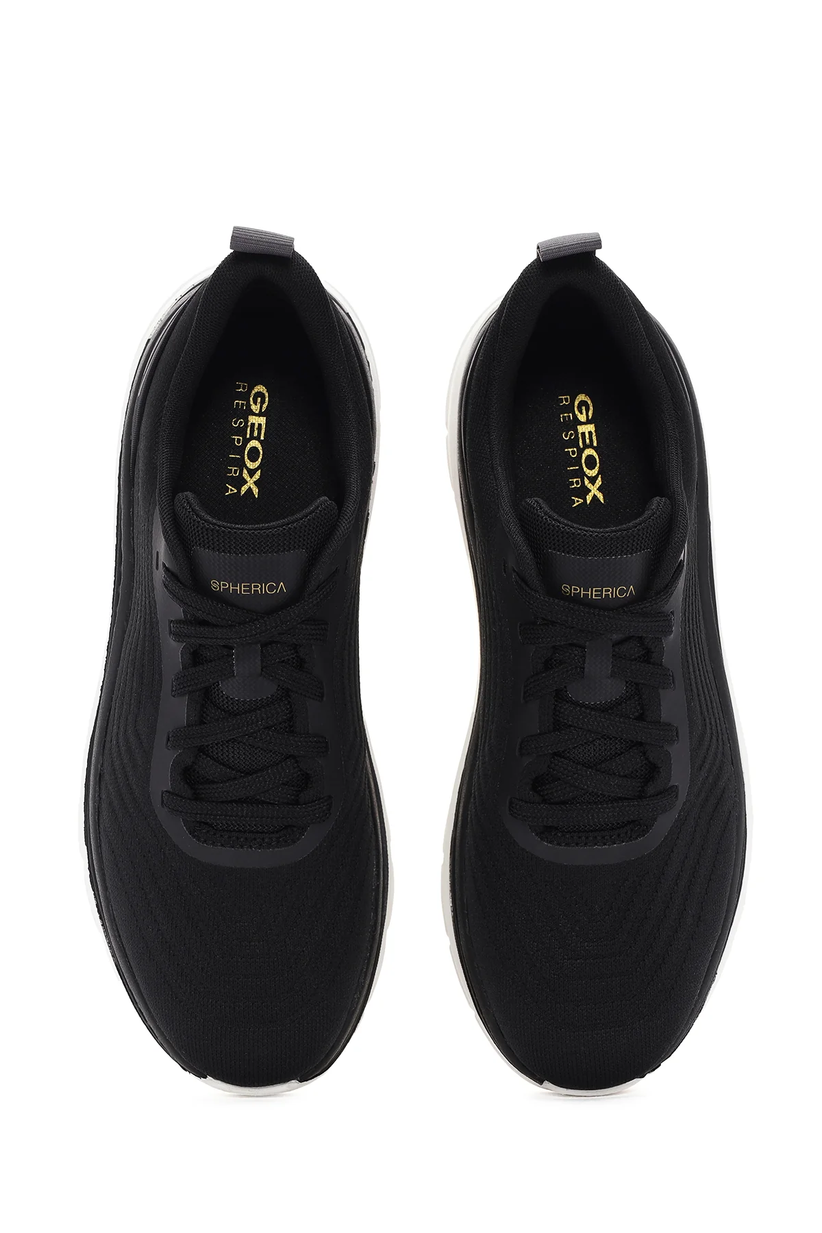 Geox Erkek Siyah Spherica Actif X Bağcıklı Kumaş Sneaker - Image 7