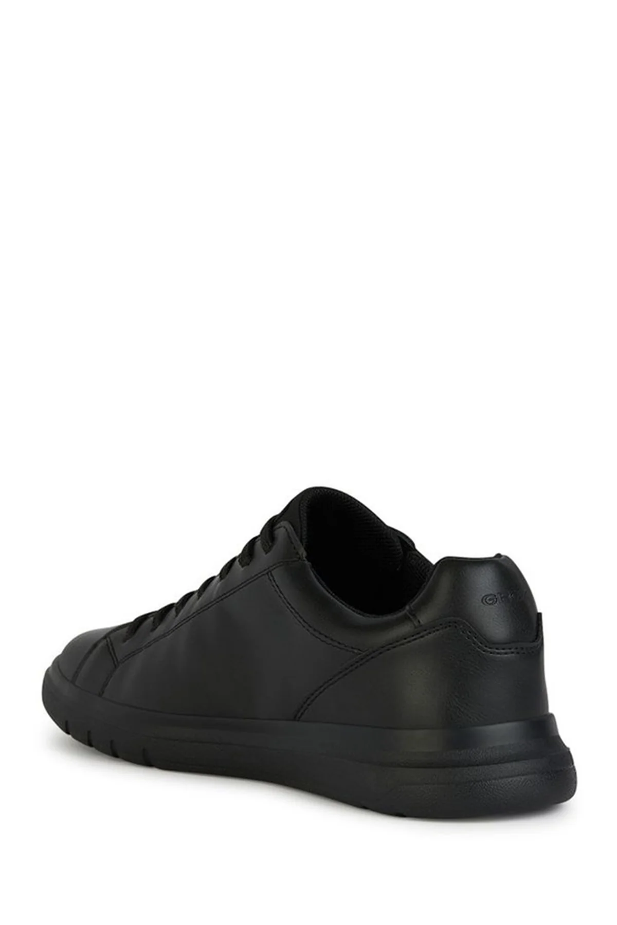 Geox Erkek Siyah Spherica Bağcıklı Deri Casual Sneaker - Image 4