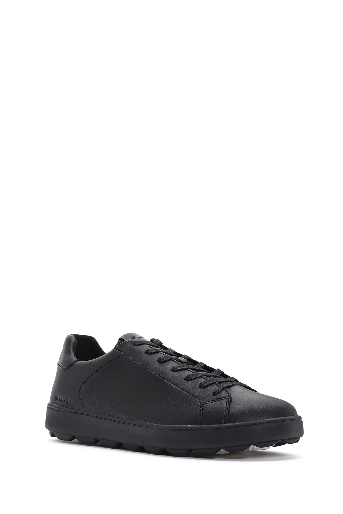 Geox Erkek Siyah Spherica Bağcıklı Deri Sneaker - Image 6