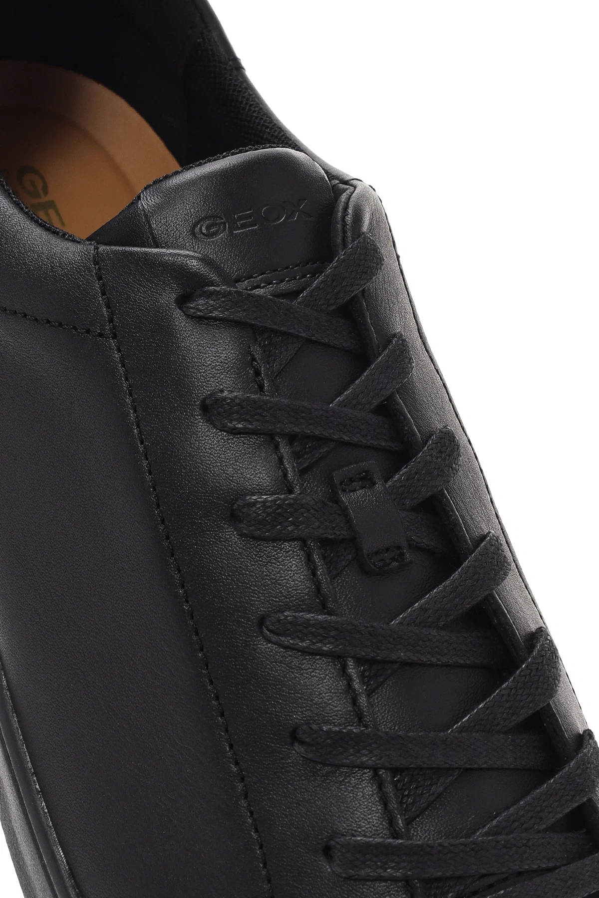 Geox Erkek Siyah Spherica Bağcıklı Deri Sneaker - Image 9
