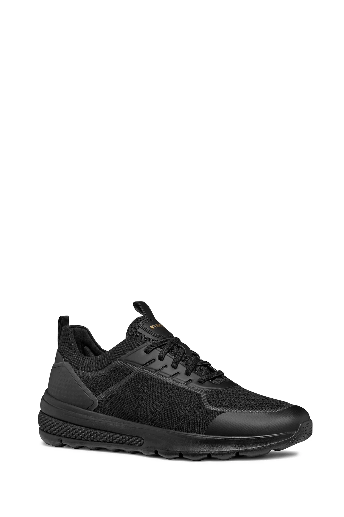 Geox Erkek Siyah Spherica Bağcıklı Deri Sneaker - Image 5