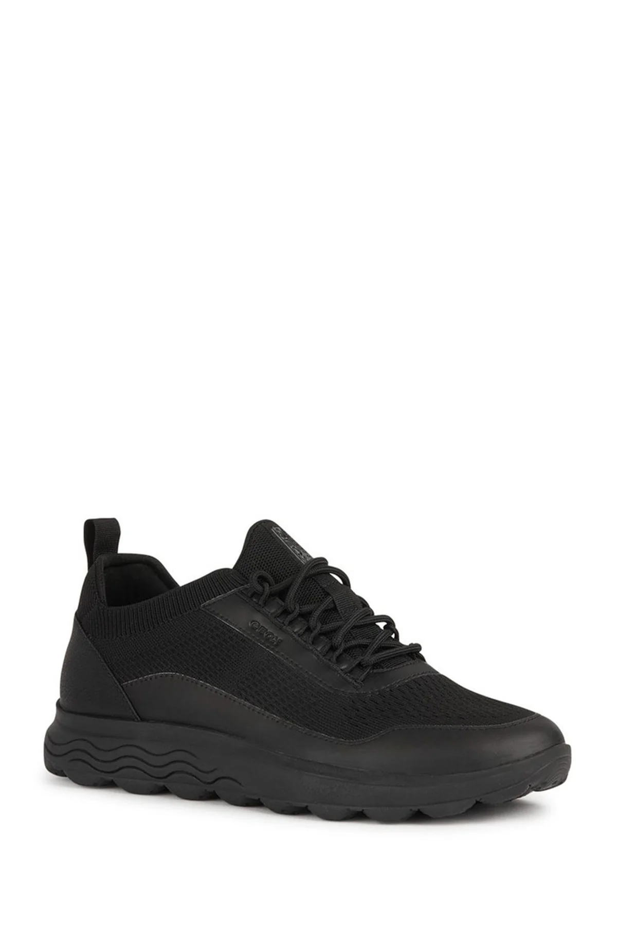 Geox Erkek Siyah Spherica Bağcıklı Kumaş Sneaker - Image 3