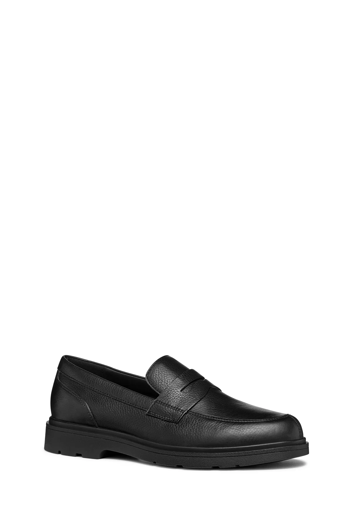 Geox Erkek Siyah Spherica Ec1 Deri Casual Loafer - Image 3
