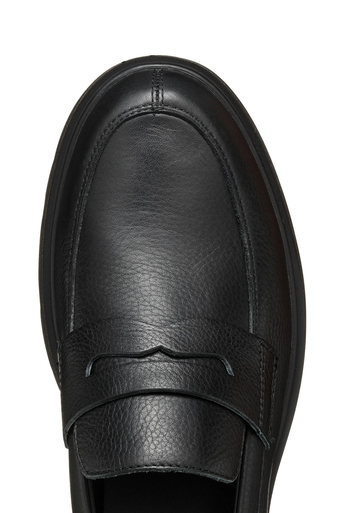 Geox Erkek Siyah Spherica Ec1 Deri Casual Loafer - Image 8