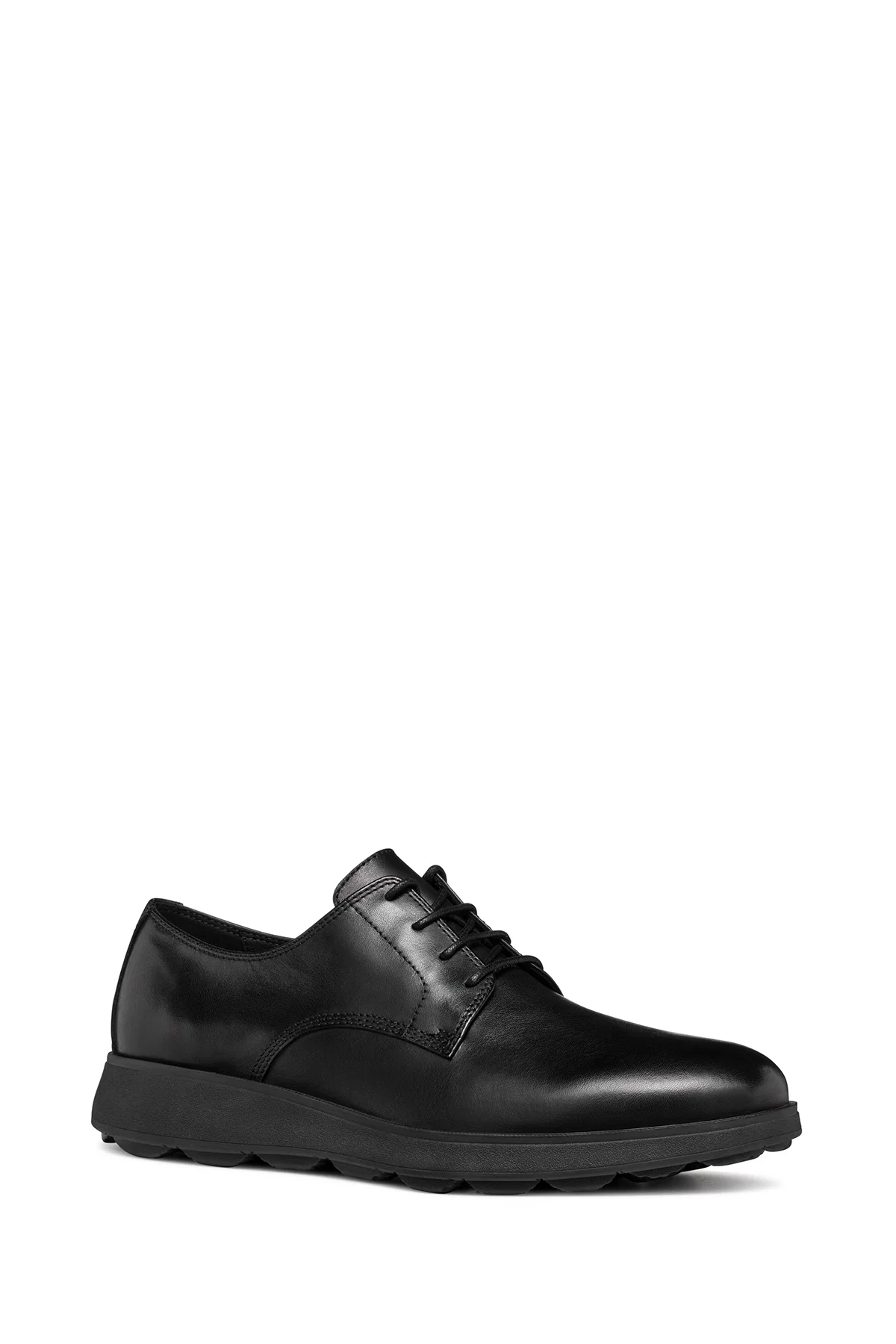 Geox Erkek Siyah Spherica Ec10  Bağcıklı Deri Casual Ayakkabı - Image 3