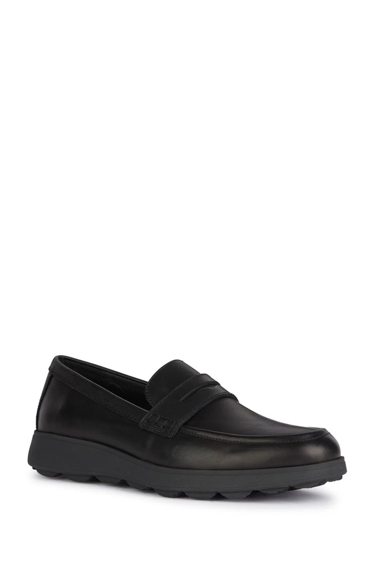 Geox Erkek Siyah Spherica Ec10 Deri Casual Loafer - Image 3