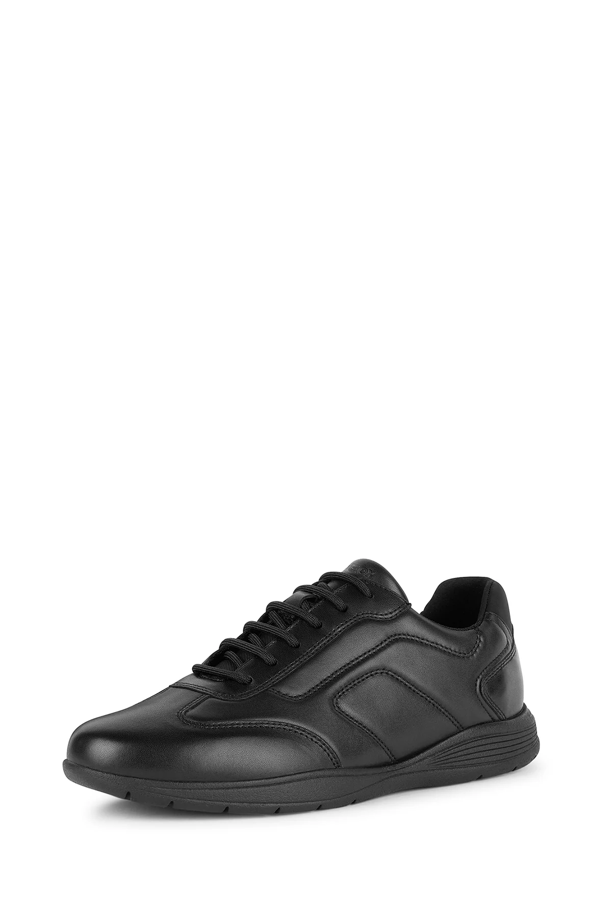 Geox Erkek Siyah Spherica Ec2 Bağcıklı Deri Sneaker - Image 2